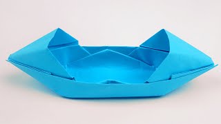 Papierboot falten  Schiff aus papier basteln  Basteln mit papier  DIY Bastelideen [upl. by Armmat]