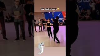 LOL the dolphin laugh 🤣 westcoastswingdancing wcs jnj letsdance paris learntodance dancers [upl. by Ardnuahsal]