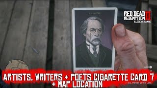 Artists Writers and Poets Card 7  Slick Hutton  Red Dead Redemption II  Map Location [upl. by Lawan611]