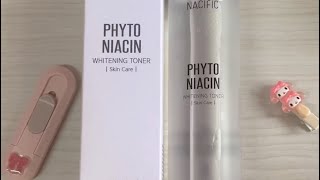 nacific phyto niacin whitening toner ✿ ₊˚⊹♡  skincare [upl. by Yraeht756]