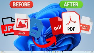 How to Convert From JPG to PDF 2024  Turn Image to Word Documents [upl. by Yemane717]