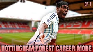 EA FC 24 NOTTINGHAM FOREST CAREER MODE EP 1 INSANE GAME IN NORTH LONDON [upl. by Akehsat]