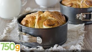 Recette de Brioche feuilletée au beurre  750g [upl. by Nirok635]