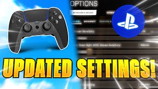 1 Console Player UPDATED SETTINGS Warzone settings Best settings [upl. by Whang793]