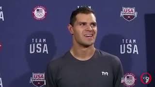 Michael Andrew Expresses Gratitude for Having Support of Michael Phelps [upl. by Neyugn]