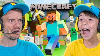 JOGUEI MINECRAFT PELA PRIMEIRA VEZ  Brancoala Games [upl. by Aivull]