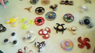 Penna fidget spinner e da distributore automatico in plastica e tutta la collezione [upl. by Nowahs350]