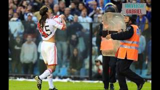 Almeyda besando la camiseta de River en la Bombonera  HD [upl. by Lyrak]