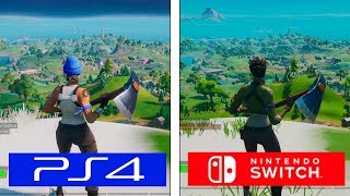 Fortnite Chapter 2  PS4 vs Switch  Graphics amp FPS Comparison  Comparativa [upl. by Refinne270]