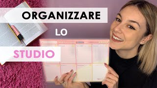 COME ORGANIZZARE LO STUDIO con il PLANNER Plan with me SPACED REPETITION Produttività in 5 minuti [upl. by Munniks]