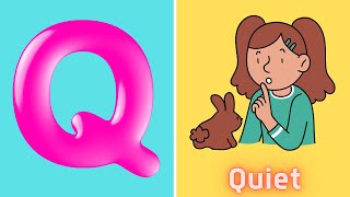 Q Song Alphabet For Kids  Kiddo Journey [upl. by Letsyrc]