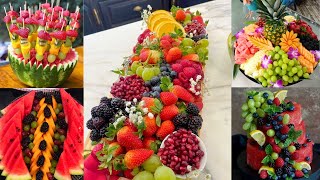 38 DECORAÇÃO COM FRUTAS 🍓🍉🍇 [upl. by Nosyt273]