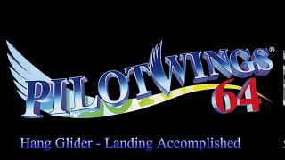 Pilotwings 64 Hang Glider  Landing Accomplished [upl. by Taimi683]