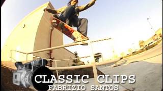 Fabrizio Santos Skateboarding Classic Clips 25 Skate Video [upl. by Milo]