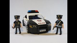 Playmobil City Action set  5673 2015 Police Cruiser review [upl. by Lorrimor]