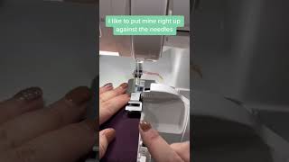 How to use your Babylock gathering foot on your overlockerserger [upl. by Atin432]