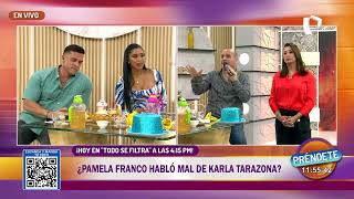 Karla Tarazona descarta sentarse a conversar con Pamela Franco “La conozco pero no somos amigas” [upl. by Ssilb]