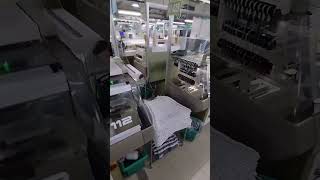 Shima Seiki Knitting Machine SSR 112 shortvideo machine machinery machines shimaseiki knitting [upl. by Aihsik]