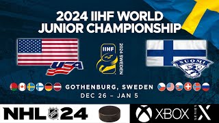 WJC 2024  40  Final  USA vs Finland [upl. by Michaeu]