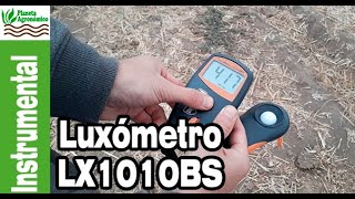 🛒FUNCIONAMIENTO del 📟 LUXÓMETRO protátil LX1010BS para la agricultura [upl. by Nalda]