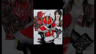 Drawing kamen rider den o momotaros kamenriderdeno ryotaronogami bankkunno34 [upl. by Nessim959]