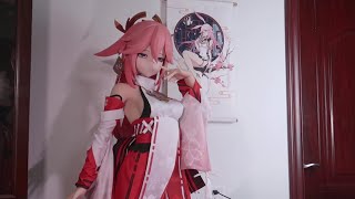 Yae Miko Genshin Impact custom craft 3D Print Doll by 茗家的鸫 [upl. by Uttasta]