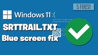 SRTTRAILTXT Windows 11  10 FIX ✅✅  2024 [upl. by Honorine]