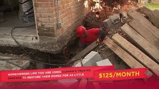 Foundation Repair Estimate from Olshan are Always Free [upl. by Enytsirhc]