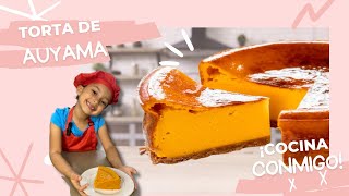 Torta de Auyama 🎃🍰 POSTRES FÁCILES 🌟RECETAS PARA NIÑOS 🌟 [upl. by Gennifer]