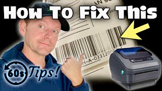 How To Clean amp Fix Thermal Printer Head Fading  60 Second Tips  Ep14 [upl. by Nospmas533]