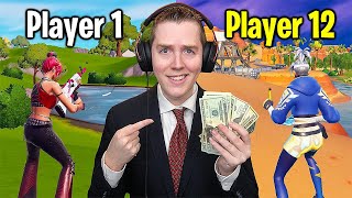 First Player To Make EARNINGS Wins 2000 Fortnite [upl. by Fernando]