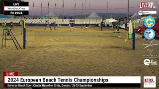 European Beach Tennis Championships 2024  Central Court Friday Afternoon 279 [upl. by Kentigerma829]