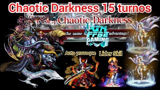 ffbe Chaotic Darkness 15 turnos todos los logros [upl. by Lemhar]