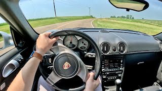 2009 Porsche Cayman S 9872 vs 9871  POV Driving Impressions [upl. by Sairacaz153]