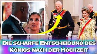 Die scharfe Entscheidung von König Harald von Norwegen nach der Hochzeit von Prinzesin Märtha Louise [upl. by Andra]