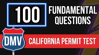 California DMV Permit Practice Test 2024 Real Written Exam 100 Fundamental Questions [upl. by Corie]