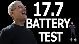 iOS 177  Battery Life  Battery Drain  Battery Performance Test [upl. by Octavie170]