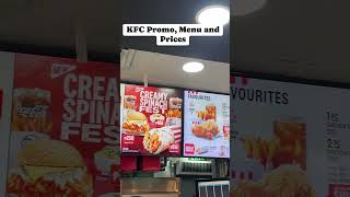 KFC Promo Deals Menu and Prices KFC kfcchicken kfcphilippines KFChallenge kfcmenu kfcprice [upl. by Martinson]