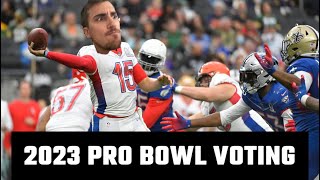 2023 NFL Pro Bowl Voting [upl. by Lodge]