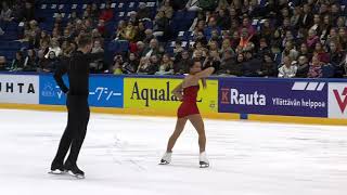 2017 Finlandia Trophy STOLBOVAKLIMOV FS [upl. by Eenattirb]