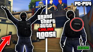 Avoir la TENUE du NOOSE  SWAT en 2 MINUTES sur GTA ONLINE  PC  PS4  GLITCH GTA 5 Online [upl. by Eelrefinnej]