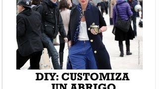 DIY Customizar un abrigo [upl. by Ennylyak]