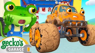 Max amp Molly Mudbath  Geckos Garage  Cartoons For Kids  Toddler Fun Learning [upl. by Dodd389]