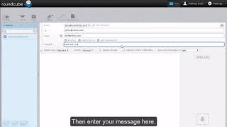 Roundcube  How to Compose an Email [upl. by Nich307]