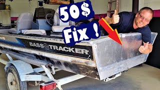 3 Dirt CHEAP  Boat Transom Repair [upl. by Etezzil205]