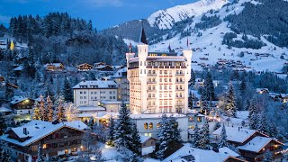 The Gstaad Palace Hotel Switzerland  Ultraluxe winter getaway full tour [upl. by Tally]