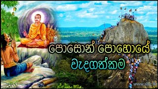 Poson Pohoya Wadagathkama  Poson Full Moon Poya Day  June Poya  Buddhism  පොසොන් පොහොය වැදගත්කම [upl. by Edelsten10]