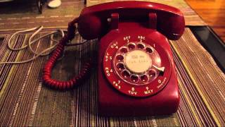 red rotary phone ringing [upl. by Wakeen]