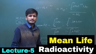 Mean Life in Radioactivity  Lecture5  Modern Physics  For 12thIIT JEENEET  ByKP Sir [upl. by Namia]