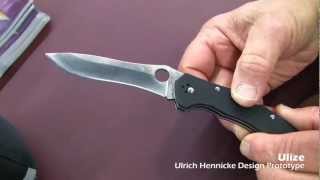 Spyderco 2012 Prototype  Ulrich Hennicke Ulize [upl. by Susumu]